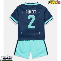 Germany Antonio Rudiger #2 Replica Away Minikit World Cup 2026 Short Sleeve (+ pants)